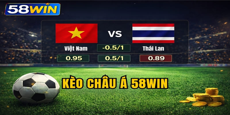 Kèo Châu Á 58WIN Là Gì? Cách Đọc Chuẩn Và Bí Kíp Từ Cao Thủ