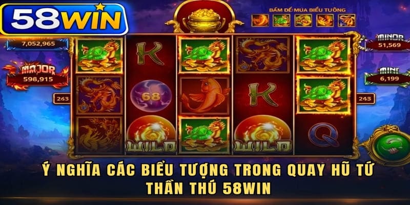 Ý nghĩa các biểu tượng trong quay hũ tứ thần thú 58WIN